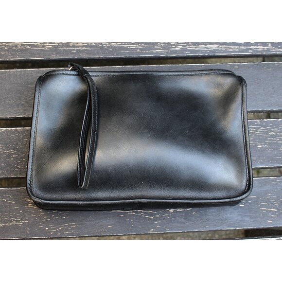 Coach Vintage - 1960s-70s NYC Basic Bag #9455 in Black, Glue in Creed, Pre-Talon - Picture 8 of 15